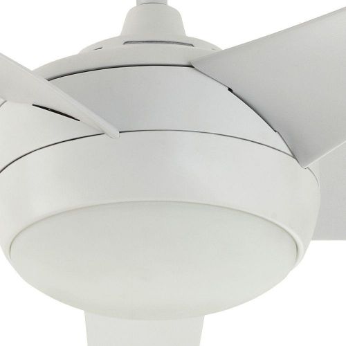  Home Decorators Collection 26662 Windward LED Indoor Ceiling Fan, 52-Inch, Matte White