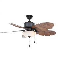 Home Decorators Collection Palm Cove 52 in. Natural Iron Ceiling Fan