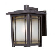 Home Decorators Collection Port Oxford 1-light Oil Rubbed Chestnut Outdoor Wall Mount Lantern