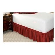 Home Decore Linen Luxurious Hotel Quality 700 Thread Count Egyptian Cotton Queen 1 Piece Dust Ruffle Bed Skirt 9 Drop Length Only, Solid Burgundy