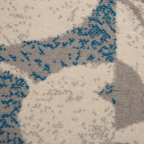  Home Dynamix Tremont Hillsboro Area Rug 33 x52, Floral Beige/Blue