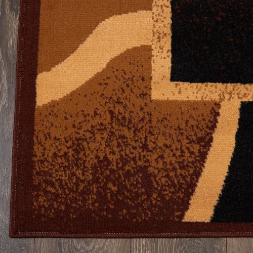  19 x 211 Home Dynamix 7542 Machine Made Turkish Premium Collection Brown Color Rug