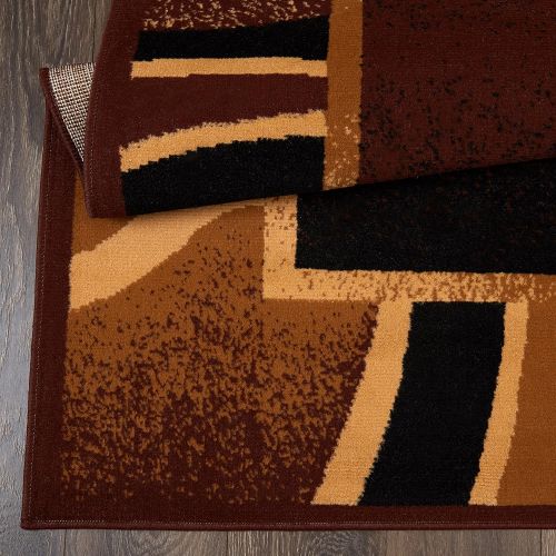  19 x 211 Home Dynamix 7542 Machine Made Turkish Premium Collection Brown Color Rug