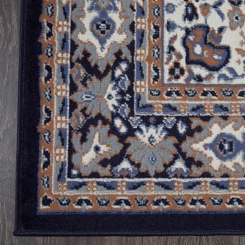  Home Dynamix Area Rugs: Ariana Three Piece Rug Set (7069 Navy Blue)