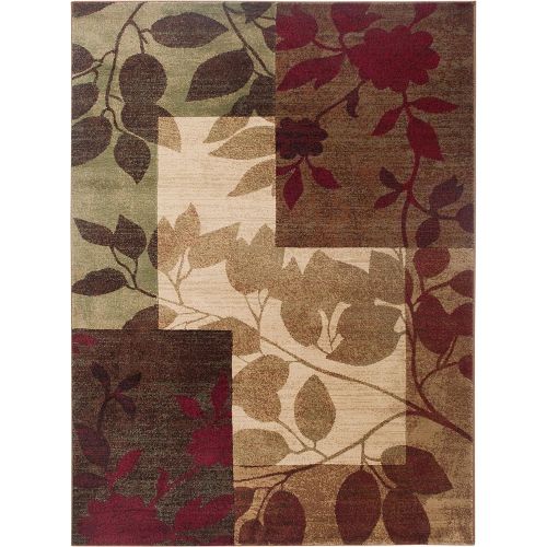  Home Dynamix Tribeca Amelia Area Rug 3 Piece Set, Floral Multi