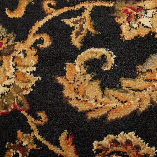  Home Dynamix 3208-457 Royalty Elati Traditional Area Rug 52x72, Oriental Black/Ivory