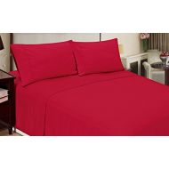 Home Dynamix JMFS-200 4-Piece Jill Morgan Fashion Bed Set, Queen, Red