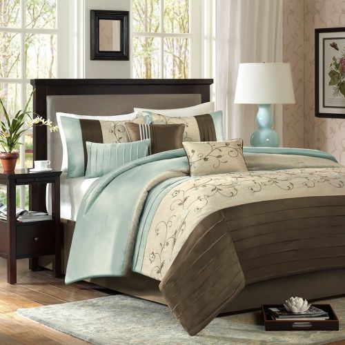  Home Essence Monroe 7 Piece Embroidered Comforter Set