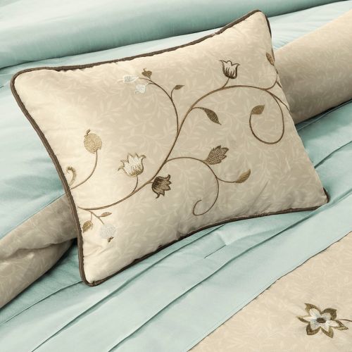  Home Essence Monroe 7 Piece Embroidered Comforter Set