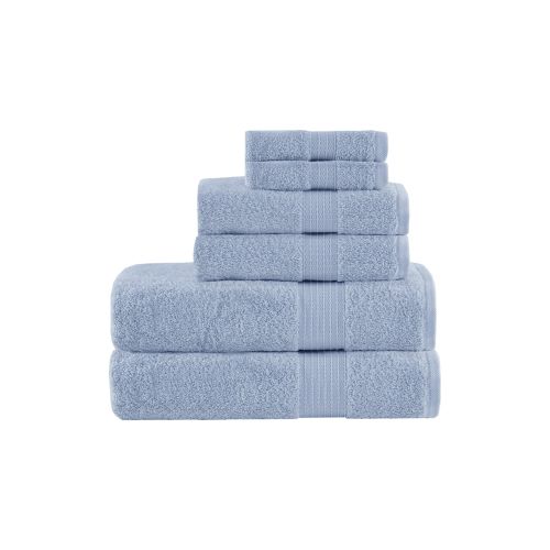  Home Essence Organic 6 Piece 100 Percent Cotton Towel Set