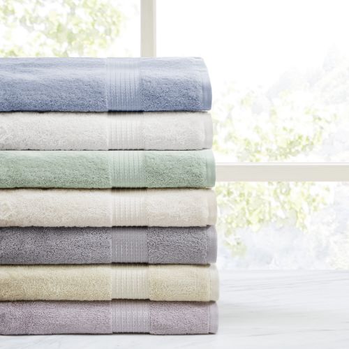  Home Essence Organic 6 Piece 100 Percent Cotton Towel Set