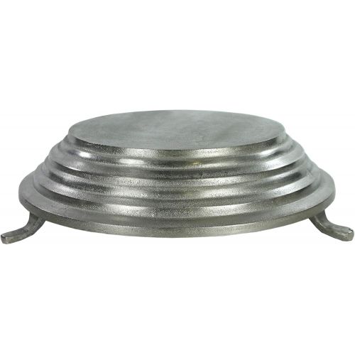  Home Essentials Decoration Wedding Party Aluminum Cake Stand For Stylist Host, 13.5 x 3.5 Inches, Silver