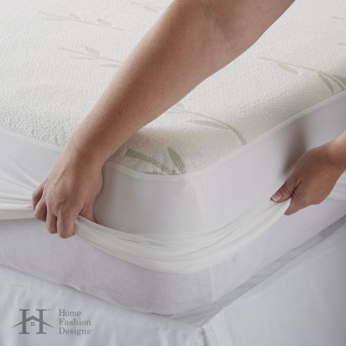  Home Fashion Designs Aleena Deep Pocket Fitted Mattress Protector