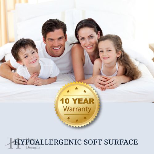  Home Fashion Designs Aleena Deep Pocket Fitted Mattress Protector