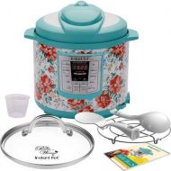 Home Joy Pioneer Woman Instant Pot 6qt 6 Quart Programmable Pressure Cooker Slow Electric Multi Use Rice Saute Cooking Steamer Warmer (1, Vintage Floral)