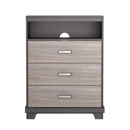  Home Star Homestar Albany Chest with 3 drawers in Java Brown/ Sonoma Finish