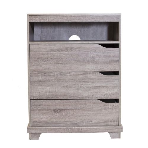  Home Star Homestar EB109185SN Waterloo Chest with 3 Drawers 15.91 x 30.49 x 40.16 Sonoma