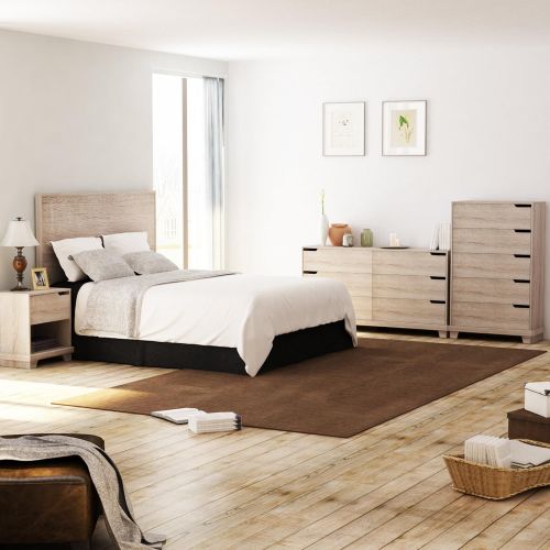  Home Star Homestar EB109185SN Waterloo Chest with 3 Drawers 15.91 x 30.49 x 40.16 Sonoma