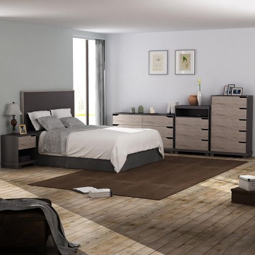  Home Star Homestar EB109185JS Waterloo Chest with 3 Drawers 15.91 x 30.49 x 40.16 Java Brown/Sonoma