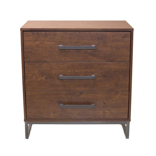  Home Star Homestar Venice Chest with 3 drawers in reclaimed cherry finish