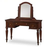 Home Styles 5537-70 Lafayette Vanity Table and Mirror, Cherry Finish