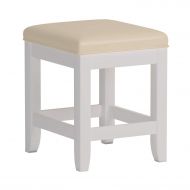 Home Styles 5530-28 Naples Vanity Bench, White Finish