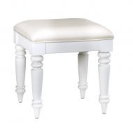 Home Styles Bermuda Vanity Bench, White Finish