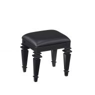 Home Styles 5003-28 Americana Vanity Bench Black/Distressed Oak
