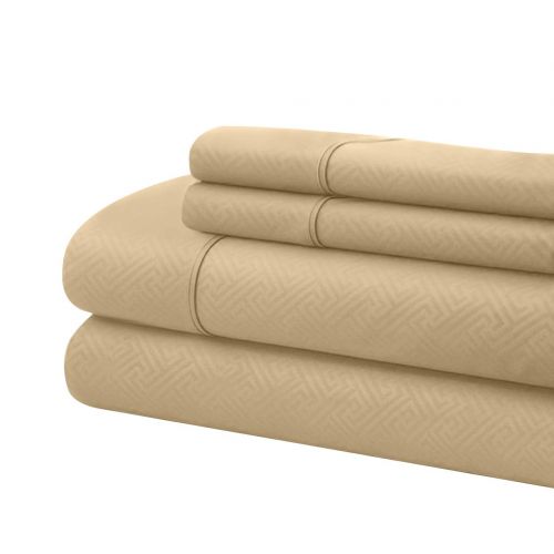  Home Sweet Home Dreams Inc Set Bed Sheets, Queen, Taupe