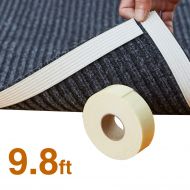Home Techpro Rug Gripper, Best Non-Slip Washable 9.8ftReusableCarpet Tape “Vacuum Tech” -New Materials to Anti Curling : Keep Place and Make Corner Flat and Easily Peel Off When
