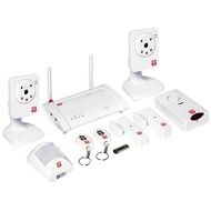 Home8 Oplink Video-Verified TripleShield Alarm System (2-Cam) - Wireless Home Security System with IP-Cameras, Alarm Sensors, Indoor Siren, and Free Basic Service, featuring Amazon