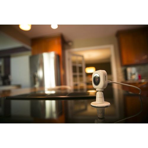  Home8 ActionView Video-Verified Interactive Mini Talking Camera, No Hub Required, Wi-Fi, featuring Amazon Alexa Integration & other Ecosystem Partners