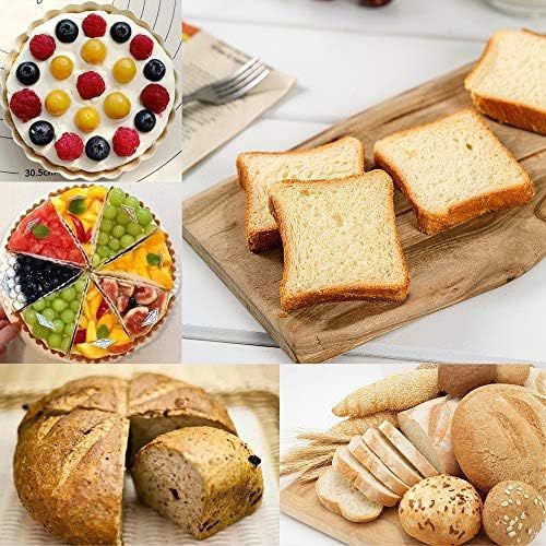  [아마존베스트]HomeMall Silicone Baking Moulds, 5 Professional Non-Stick Silicone Baking Moulds Set Including Cake Mould Bread Toast Mould Oil Brush Baking Spatula for DIY Toast Cake Bread Cake