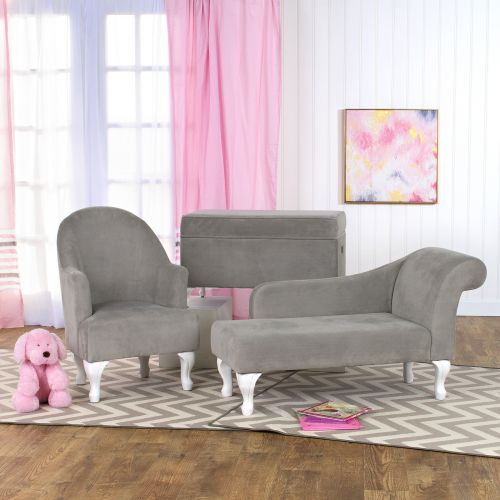  HomePop Diva Juvenile Chaise Lounge, Multiple Colors