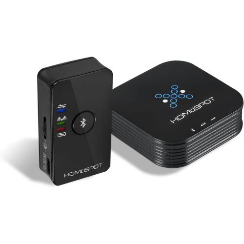  [아마존베스트]Bluetooth Transmitter Receiver Set with APTX Low Latency by HomeSpot for TV PC Pre-Paired Wireless Audio Adapter Set