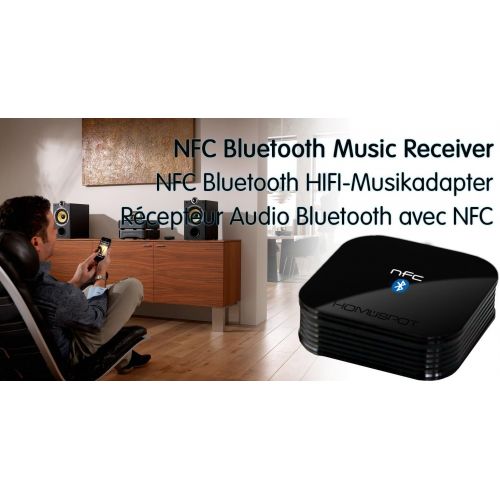  HomeSpot NFC-Enabled Bluetooth Audio Receiver for Sound System