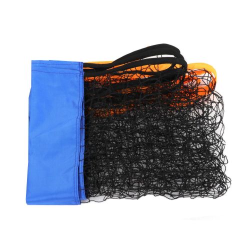  HomeTech PE Adjustable Portable Badminton Net Set with Polyester Cloth Bag and Iron Tube Black Blue 10 X 5 X 3.4 | Perfect for Tennis Soccer Tennis Pickle ball Kids Volleyball Indoor Outdoo