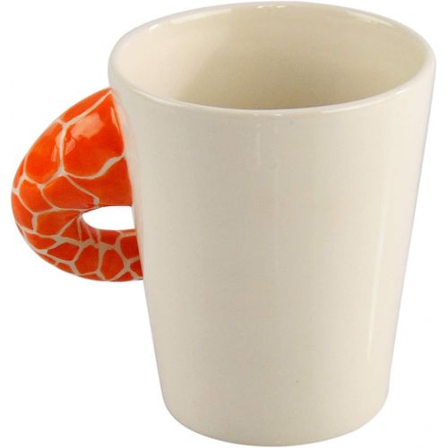  HOME-X Ceramic 3D Giraffe Mug, Funny Animal-Themed Cup for Tea and Coffee, Long Neck and Legs Giraffe Cup (13.5 oz)