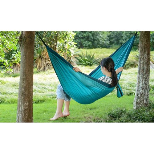  Homebed homebed Lightweight Single & Double Camping Parachute Hammock Portable Two-Person Hammocks Hiking & Backpacking