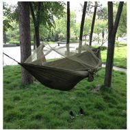 Homebed homebed Single & Double Hammock with Mosquito Net 440 Pounds Capacity Sturdy & Lightweight 210T Nylon for Outdoor Backpacking Camping Trip Hiking Indoor Garden Yard