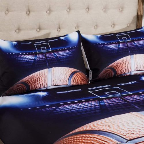  Homebed 3D Sports Baseball Bedding Set for Teen Boys,Duvet Cover Sets with Pillowcases,Queen Size,3PCS,1 Duvet Cover+2 Pillow Shams