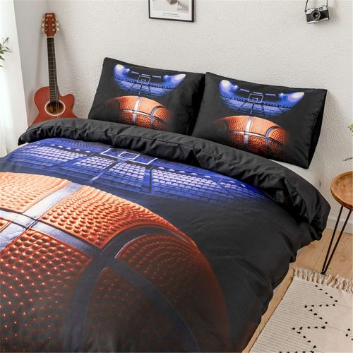  Homebed 3D Sports Baseball Bedding Set for Teen Boys,Duvet Cover Sets with Pillowcases,Queen Size,3PCS,1 Duvet Cover+2 Pillow Shams