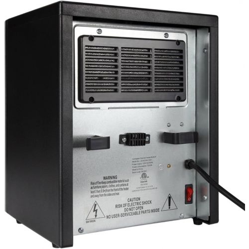  Homegear 1500W Infrared Electric Portable Space Heater Black + Remote Control