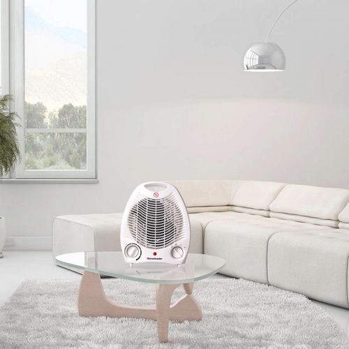  Homeleader Portable Fan Heater, Small Space Heater with Thermostat, Tabletop/Floor Ceramic Heater for Office