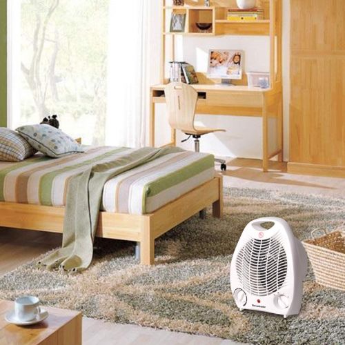  Homeleader Portable Fan Heater, Small Space Heater with Thermostat, Tabletop/Floor Ceramic Heater for Office