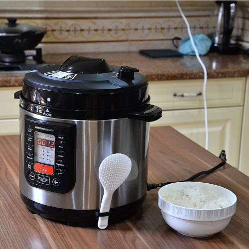  Homeleader 6 Quart 7-in-1 Multi-Use Programmable Pressure Cooker, Pressuer Cooker,Slow Cooker,Rice Cooker, Steamer, Saute, Soup Maker and Warmer