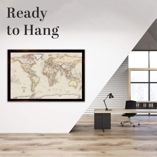  Homemagnetics 33 x 22 Modern World Magnetic Map