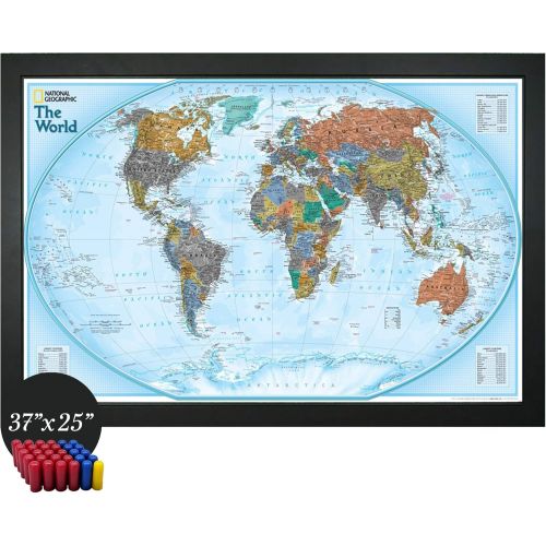  Homemagnetics 33 x 22 Modern World Magnetic Map