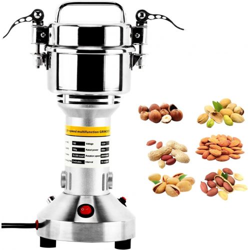  [아마존베스트]Homend High Speed 150g Electric Grain Mill Grinder Powder Machine Spice Herb Grinder 850W 70-300 Mesh 28000RPM Stainless Steel Commercial Grade for Kitchen Herb Spice Pepper Coffee