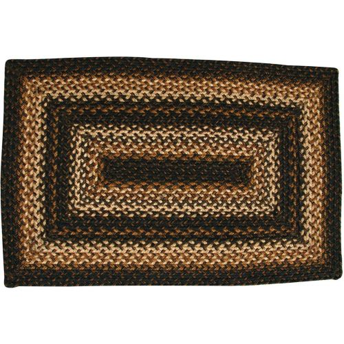  Homespice Rectangular Jute Braided Rugs, 27-Inch by 45-Inch, Kilimanjaro